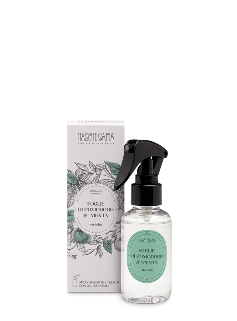 Spray ambiente e tessuti  Foglie di Pomodoro & Menta Nasoterapia