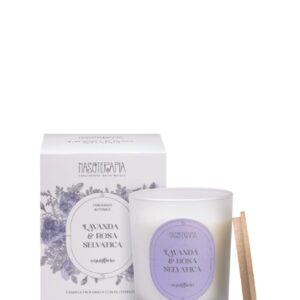 Candela profumata  Lavanda & Rosa selvatica Nasoterapia