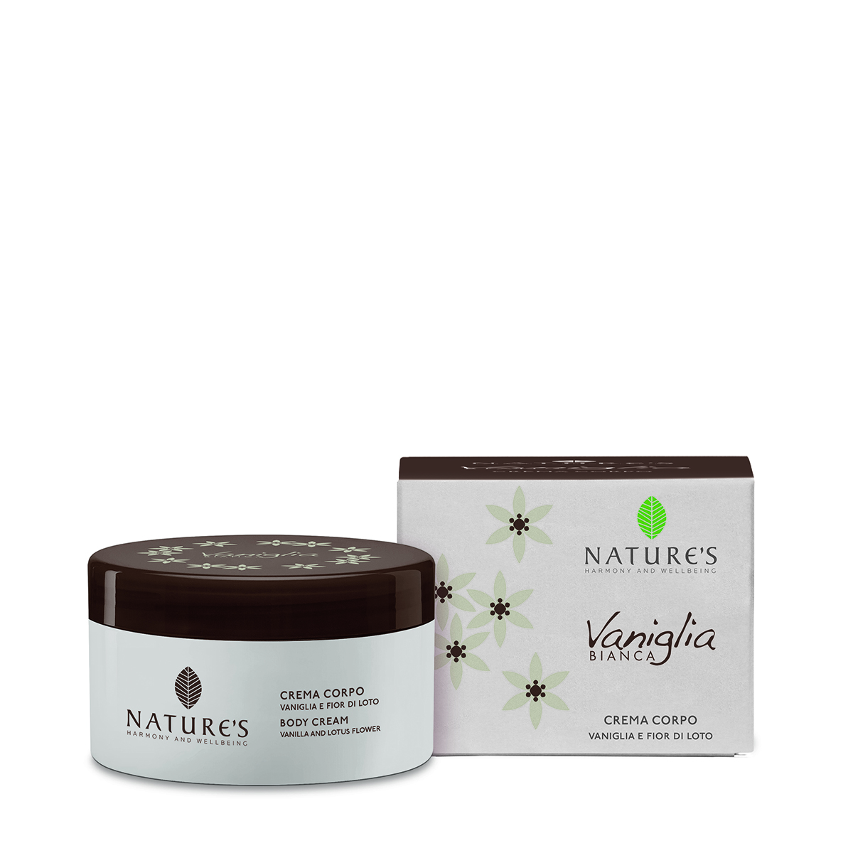 Vaniglia Bianca NUOVA Crema Corpo -Nature's