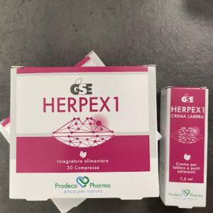 Pacchetto 2 Herpex Integratore + 1Crema GSE